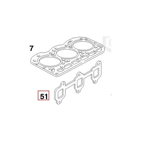Joint d'admission d'origine BRIGGS & STRATTON pour moteur de tondeuse à gazon