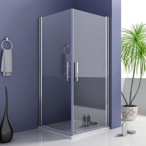 76X100cm Nische-Duschwand Duschtür Pendeltür ESG-Glas Duschkabinen Höhe 195cm Dusche (1/5)