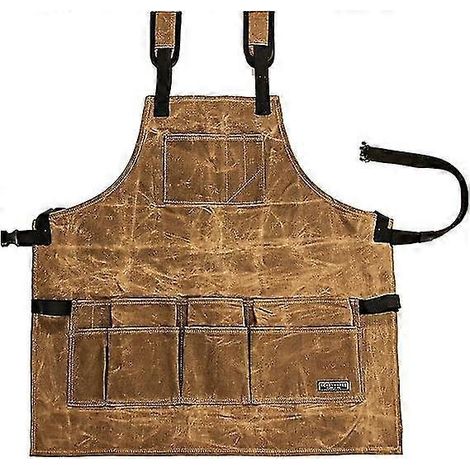 Tablier à outils en toile cirée 2024, tabliers de charpentier, tabliers de travail du bois