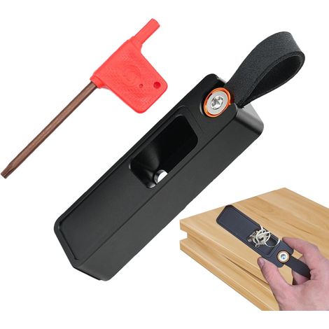 Rabot d'angle de travail du bois  Outil finition menuisier portable Outils d'aplatissement des bords et angles - Pour projets ateliers usines table chaise (1/5)