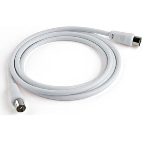 Meliconi ANT2M Cavo Coassiale 2 m 9.5 mm per Antenna Bianco (1/4)