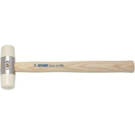 Martello Unior 820A testa poliuretano grigia 32 mm 30 cm