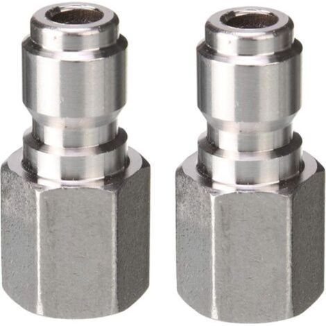 Hochdruckreiniger-Kupplung, Schnellkupplung, 1/4"-NPT-Innengewinde, 5000 PSI, 2er-Pack (1/5)
