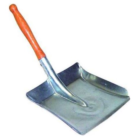Paletta per Carbone con Manico in Legno Quadra 23X23 Cm