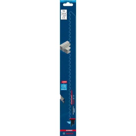Bosch Accessories 2608900413 EXPERT ‘Aerated Concrete’ S 2041 HM Säbelsägeblatt, 1 Stück Sägeblatt-L