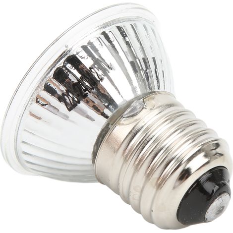 Lampe Chauffante Reptile UVB Ampoule Spectre Complet Économique Basking Chaleur pour Amphibiens 220-240V Lumière Chaude 25W (1/5)