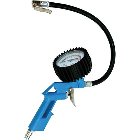 Adler Pistola para inflado neumático Blue, herramienta de alta precisión para neumáticos y equipos, diseño ergonómico, flujo de aire constante, máxima resistencia y eficiencia, color azul