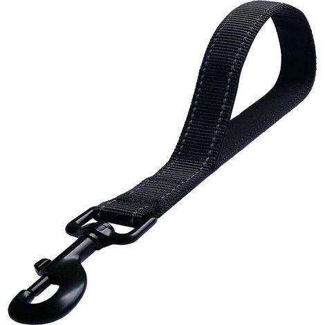 Correa corta para perros, de 30,5 cm, con asa acolchada, cuerda de nailon resistente, adecuada para adiestramiento y paseos. (1/5)