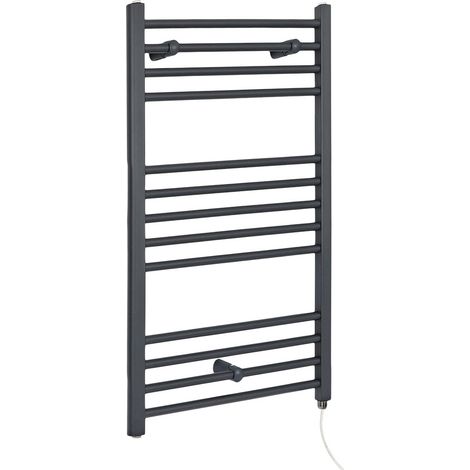 Hudson Reed Artle - Sèche-Serviettes Design Électrique Moderne Plat - Anthracite  - 100 cm x 50 cm