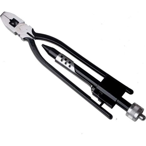 Pince à Freiner, 6 pouces Pince Torsadée pour Fil Pince à Torsader de Sécurité Pince à Fileter avec Ressort Professionnelle Pince de Torsion en Acier à Haute Teneur en Carbone Durable