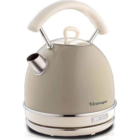 Bouilloire 1,7 L beige acier avec base pivotante 2200 W