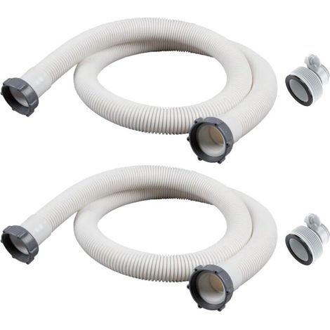 Tubo per piscina fuori terra (set da 2) – 149,86 x 3,81 cm con 2 adattatori (1/4)