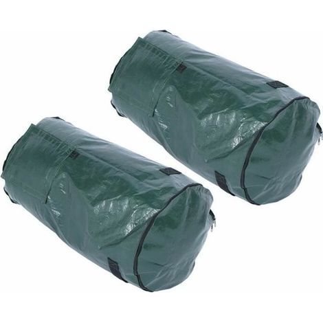 Royaluxe – Laubsack, Gartengeräte, leicht faltbarer Gartensack, 2 Stück. Praktisch und komfortabel. (1/4)