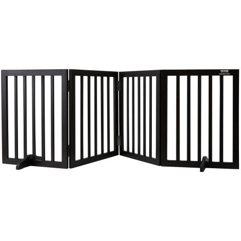 Barrière de Sécurité pour Chiens 204x61 cm Barrière d'Escalier (1/5)