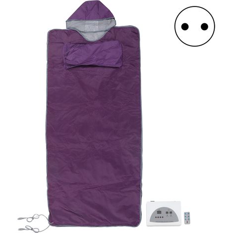 Couverture de Sauna à infrarouge lointain, avec manches de chapeau, Protection Multiple, chauffage corporel, Spa pour Salon de beauté, prise ue, 220V