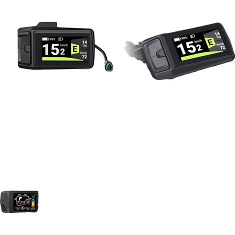 Pantalla para bicicleta eléctrica, compatible con CAN BUS, panel indicador LED, BAFANG DPC080-CAN (1/2)