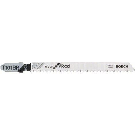 Bosch T 101 BR Clean hoja de sierra de calar 25 piezas