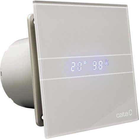 Aérateur extracteur Ø 100mm – Débit 36/115 m3/h – Silencieux 17/31 dB(A) – Hygrostat avec minuterie ajustable – Pour espaces confinés – Cata