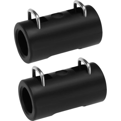 2-teiliger Hochdruckreiniger-Pistolenadapter, kompatibel mit Bosch, 37,8 x 19,6 mm Hochdruckreiniger-Schlauchverlängerungsanschluss für Garten und Hof, Schwarz (1/5)