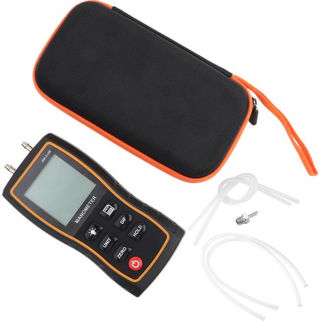 Compteur de pression d'air, jauge différentielle numérique SW‑512B à opération simple pour système (1/5)