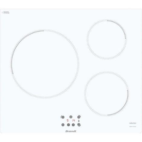 Brandt – Plaque induction 28cm avec hotte intégrée – Puissance 3600W – Sécurité anti-surchauffe et anti-débordement – Pour cuisson professionnelle