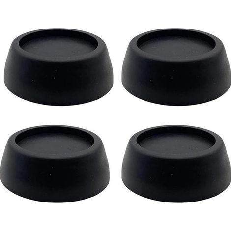 8 patins anti-vibrations pour lave-linge, pieds insonorisants avec embouts en caoutchouc pour lave-linge, sèche-linge et meubles. 8 patins gris, 6,5 x 2 cm. (1/5)