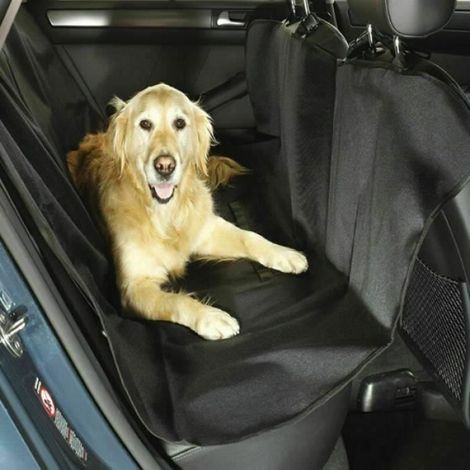 SOULONG Housse de Protection de Siège Arrière Voiture pour Chien Tapis de Coffre Voiture Imperméable Coffre Tapis - HOUSSE DE SIEGE (1/4)