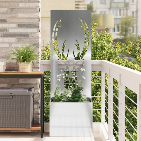Pantalla de Privacidad para Jardín Plateado 50 x 32 x 150 cm vidaXL (1/5)