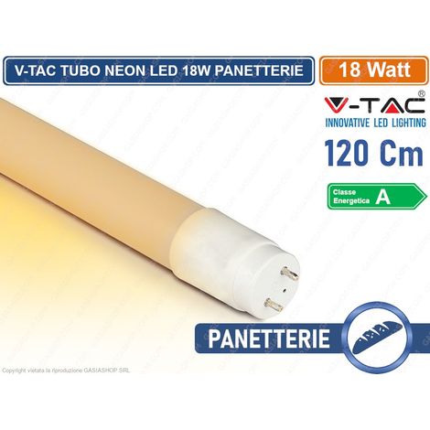 V-TAC VT-1228 SMD TUBO LED T8 G13 18W LAMPADINA 120CM PER PANETTERIE - SKU 6322