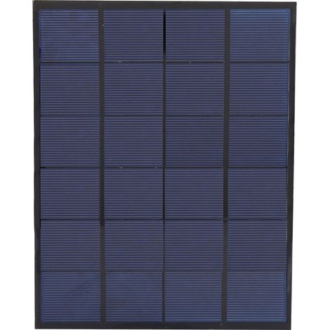 Panneau Solaire Portable 5 W 6 V - Étanche - Pour Voyages Extérieurs Camping Cyclisme - 1 Pièce (1/5)