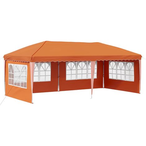 Maison Exclusive - Pop-up Partyzelt 575 x 289 x 245 cm Orange (1/5)