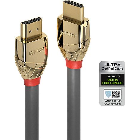 Cavo HDMI 5m Lindy Ultra High Speed Gold Line FRU02HL034, 37604 (1/3)