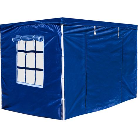 Packs Laterales Carpas Plegables - Pack 4 Laterales para Carpas 2x2 Eco 2L1V1P - Azul