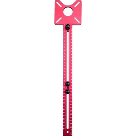 Support de rainure de fraisage de routeur 3 en 1, Base amovible en alliage d'aluminium, outil de localisation de fente de trou circulaire pour le travail du bois (1/5)