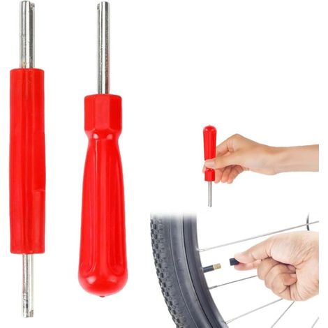 2 Démonte-obus, Outil Double Face, Extracteur Valve, Métal Robuste, Pour Voiture (1/5)