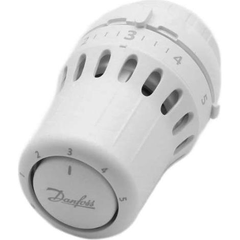 Danfoss React RA Click Thermostatkopf flüssigkeitgefüllt, eingebauter Fühler, Nullabsperrung (1/2)