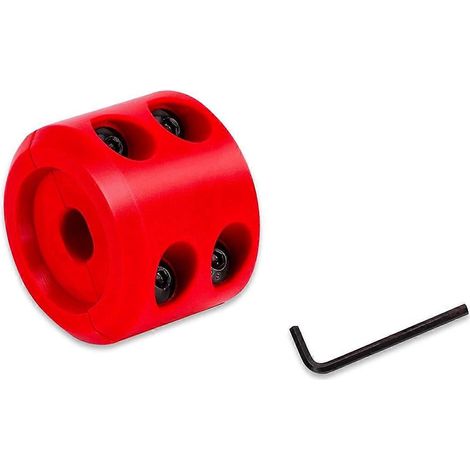 Butée en caoutchouc pour câble de treuil, modification automobile pour camions, rouge-- (1/5)