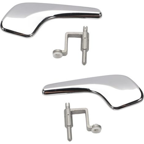 1 Paire Poignées de Porte Corsa D Intérieures Gauche et Droite pour Corsa D 2006-2014 Van 1.0 1.2 1.3 CDTi 1.4 1.6 Poignée Portières Intérieure 136045 13297814 136044 Bielle Chromée Incluse (1/5)