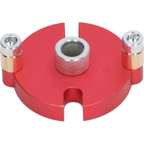 Jig de perçage à centrage automatique en alliage d'aluminium avec 8 douilles de précision pour assemblage bois (1/5)