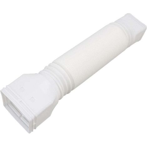 Extensions de Tuyau de Descente de Gouttière Rallonge de Tuyau de Descente Rétractable Rallonge de Tuyau de Descente Flexible Accessoires de Bec de Descente Fournitures de (Blanc)