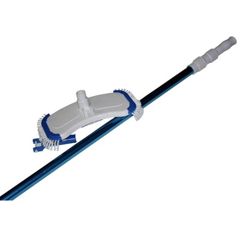 Bodensaugdüse mit seitlichen Bürsten 32/38 mm und Teleskopstange 120-360 cm im Set