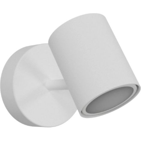 Applique moderno lampadari bartalini amuc bia gu10 led orientabile metallo