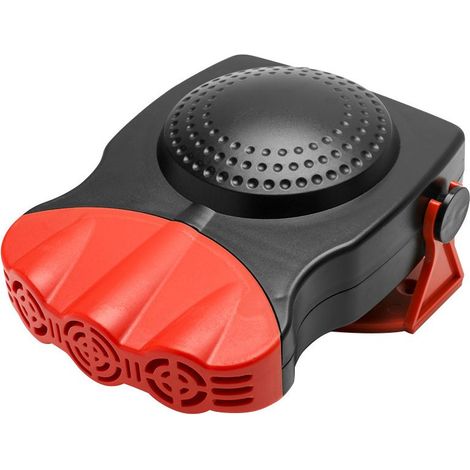 Chauffage de voiture 2 en 1 12 V 150 W, dégivreur de pare-brise, refroidisseur et allume-cigare, rouge. (1/5)