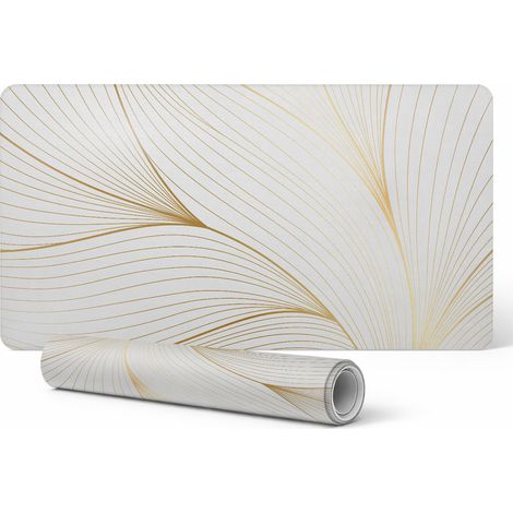 Alfombrilla de escritorio para dise帽adores gr谩ficos y dise帽adores. L铆neas elegantes. 90x45 cm.