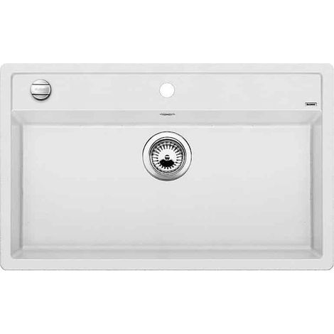 Blanco Dalago 8 - Évier en silgranite, 815x510 mm, avec commande de vidage, blanc 516633 (1/2)