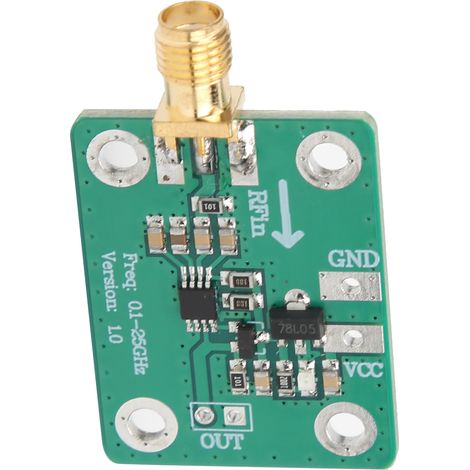 Logarithmisches Detektormodul, HF-Signal-Log-Ausgangsleistungsmesser 0,1–2,5 GHz-Controller (1/5)