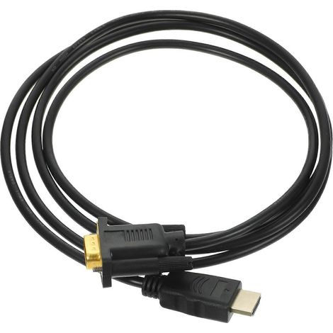 1 câble HDMI vers VGA pratique et utile pour la maison-Black (1/3)