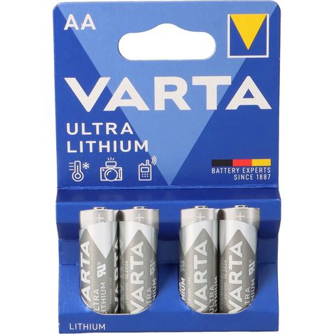 40x Varta Ultra Lithium AA Mignon Batterie 10x 4er Blister 6106 (1/5)