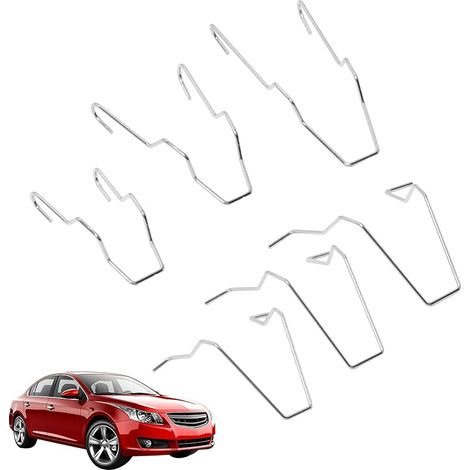 6PCS Pinces à Ressort de Retenue D'ampoule,Clips Ampoule H7,Ampoule H1,Ampoule H4,Agrafe Phare 207,Acier Phare de Croisement, Remplacement Facile pour H1/H3/H4/H7