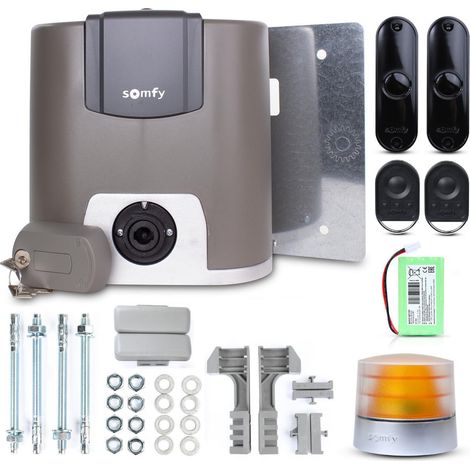 Somfy Elixo 3S+ M IO Pack Confort pour portails coulissants de 600 kg (1/5)